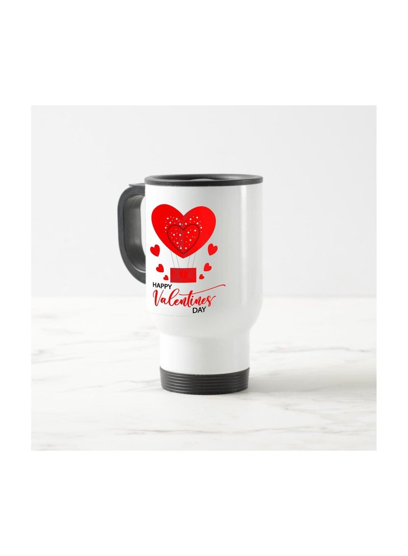 PRINTSHOP4ME Valentine's Day Insulated Travel Mug–Stainless Steel Mug For Hot&Cold Drinks–| Thoughtful Gift Special Someone Birth Day Gifts Travel Mug.  - Image 2