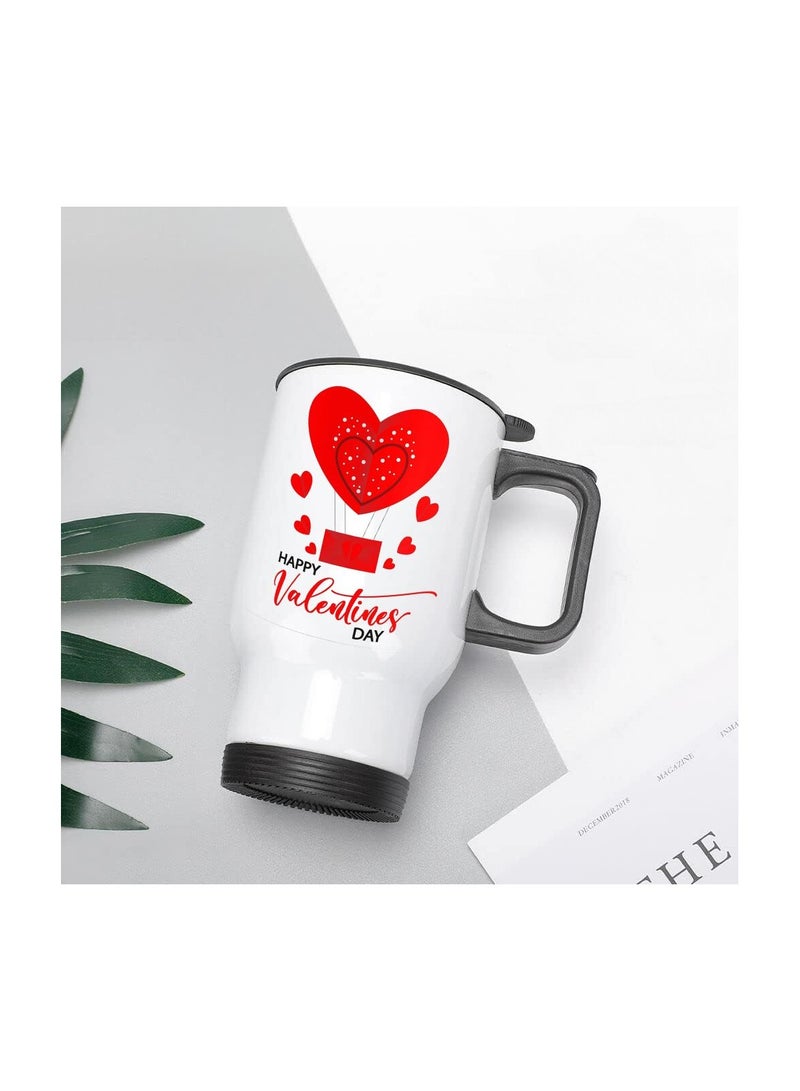 PRINTSHOP4ME Valentine's Day Insulated Travel Mug–Stainless Steel Mug For Hot&Cold Drinks–| Thoughtful Gift Special Someone Birth Day Gifts Travel Mug.  - Image 4