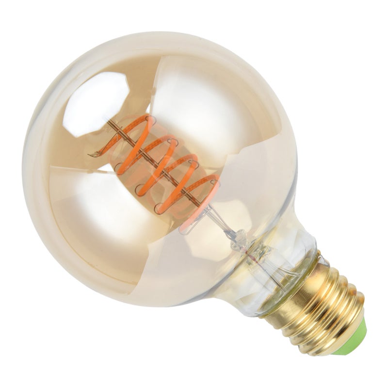 LED Bulb Vintage Flexible Filament Bulb E27 Lamp Holder 4W Warm Light Gold 110V for Home Bar Hotel - Image 1
