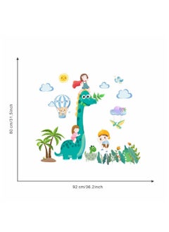 Bluejw Cartoon Dinosaur Wall Stickers Perfect For Kids' Bedrooms And Nurseries  - Image 2