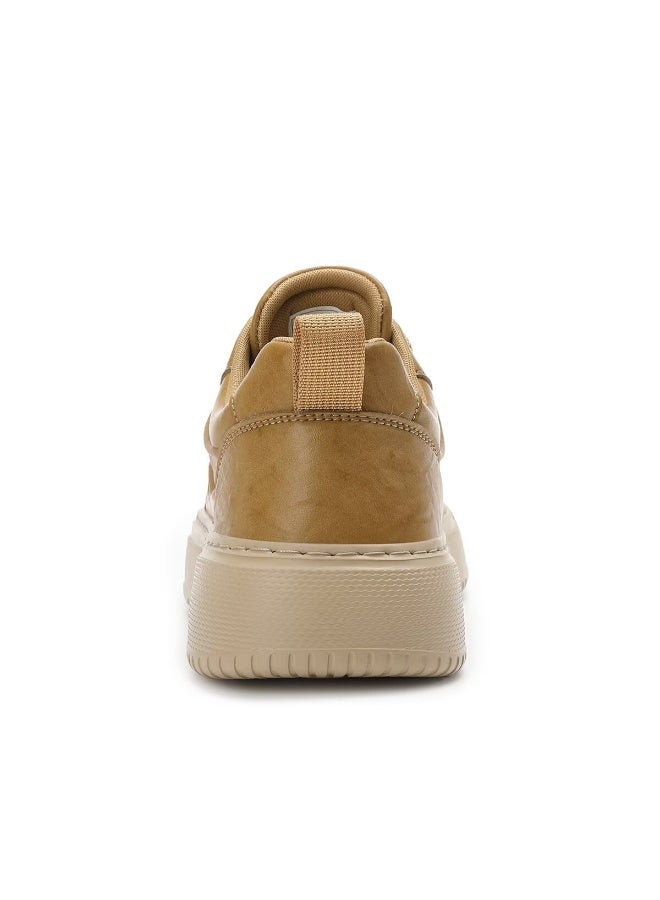 SKY VIEW Men's Fashion Shoes Ultrafine Fiber Vamp Casual Shoes For Men Non Slip Lace Up Chunky Sneakers Cushioned And Lightweight Low Top Walking Shoes - Image 4