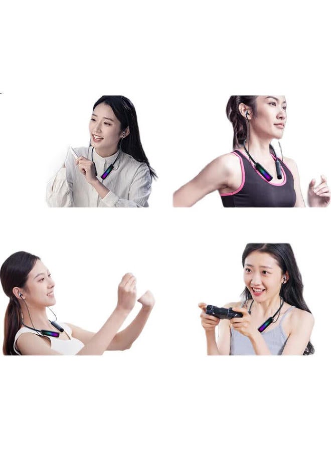 The Good Shepherd Good Shepherd Wireless Monitoring Headphones For Tiktok Singing, Sound Card Product Promotion, In-Ear Monitoring, Noise Reduction, Neck Strap, Earbuds, Outdoor Sports, Running, In-Ear Gaming, One-To - Image 1