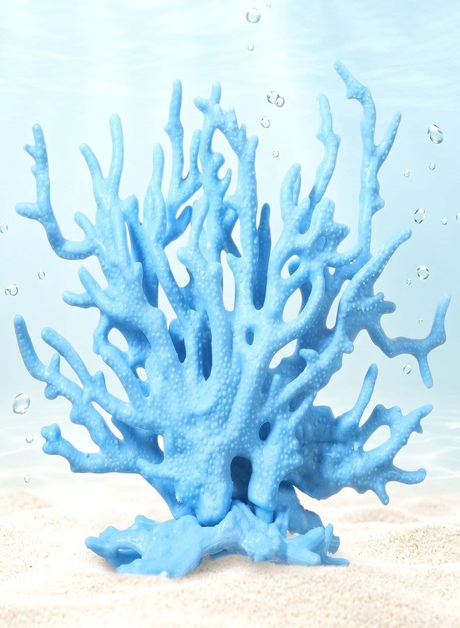 Psiriol Artificial Aquarium Coral Ornament, Plastic Fish Tank Plants Decoration, Fish Tank Fake Coral, Cute Fish Tank Decorations, Multi-Purpose Simulation Water Grass for Aquarium Landscape - Image 1