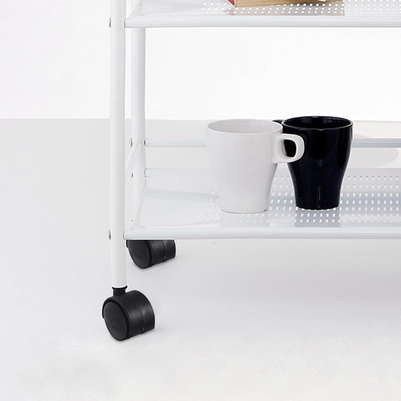 2Pcs Plastic Stem Casters For Laundry Rack Smooth Silent Swivel Wheels Replacement - Image 4