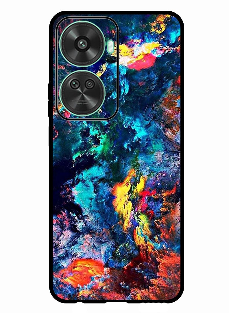 Theodor Protective Case Anti Scratch Shock Proof Bumper Cover For Huawei nova 11 SE Water Colour - Image 1