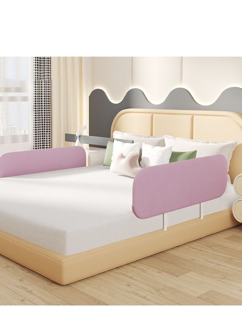 شو وو قطعة واحدة من قضبان سرير الأطفال الصغار ، حاجز سرير للأطفال قابل للطي ، حاجز أمان لسرير الأطفال للأطفال الصغار وكبار السن مع مرساة معززة لسلامة الأطفال ، مزدوجة ، مزدوجة ، بالحجم الكامل وسرير كوين وسر - Image 3