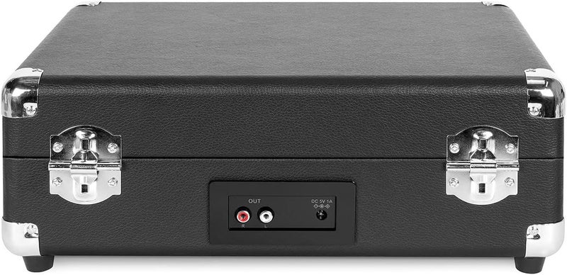Victrola VSC-500BTC-BLK Vinyl Suitcase Record Player with Cassette and Bluetooth Connectivity - Image 4