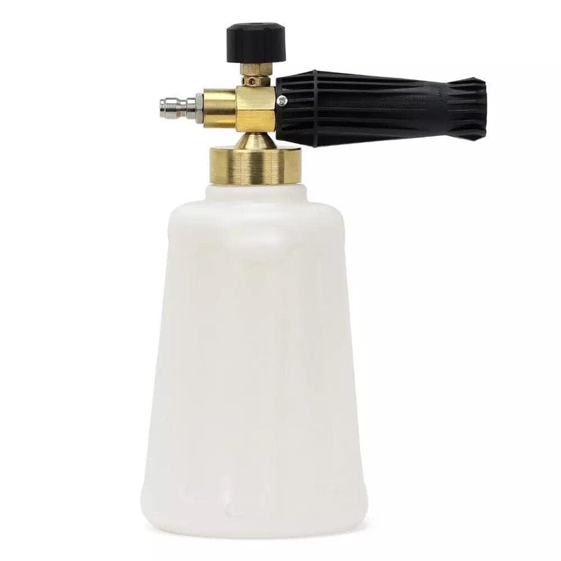 KRISHAK TOOLS Adjustable Snow Foam Cannon Heavy Duty Lance Blaster Wide Neck Bottle with 14 Quick Connector for Pressure Washer GunDetailing 1 Liter - Image 2