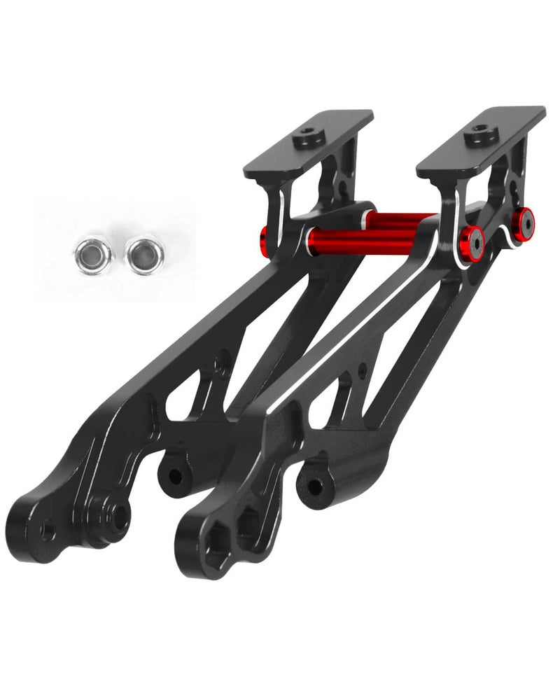 ARRCat Aluminum Wing Mount Upgrades Part for 18 Typhon Outcast Kraton Notorious Talion 6S BLX ARRCat Hops Up Upgrades Part Replace AR320347 Black Red - Image 3