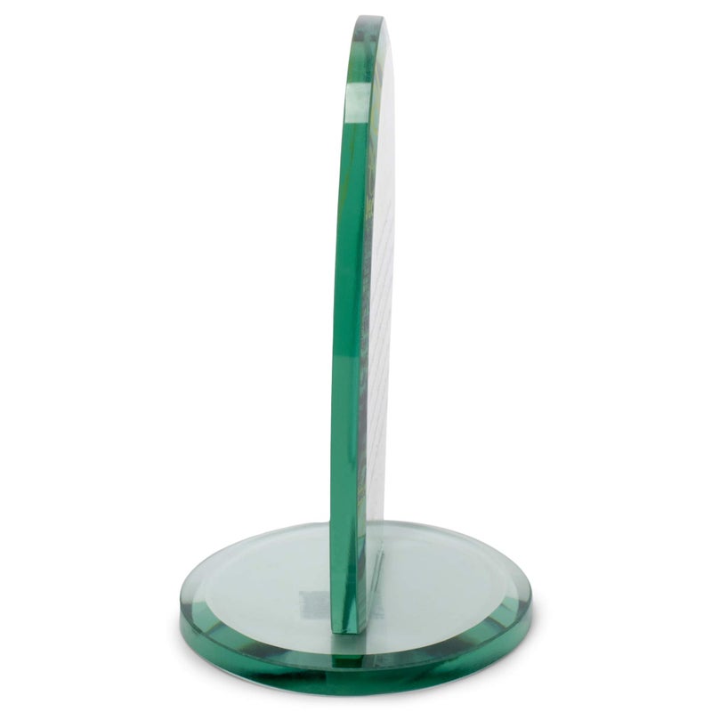 Dicksons 50th Wedding Anniversary Yellow 6 x 6.5 Glass Table Top Sign Plaque - Image 5