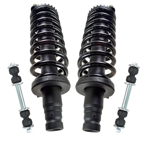 TRQ Front Suspension Kit Compatible with Front 2008-2009 Chevrolet Trailblazer GMC Envoy Saab 9-7x - Image 1