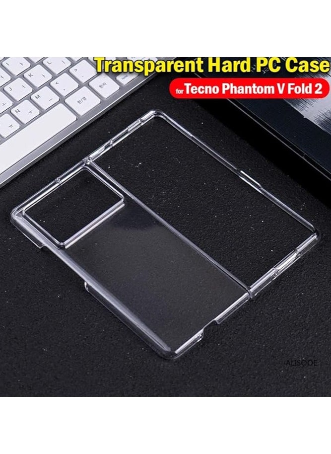 Generic HD Transparent Funda Compatible with Tecno Phantom V Fold 2 5G Case Ultra Thin Clear Shockproof Phone Cover for Phantom V Fold2  - Image 3