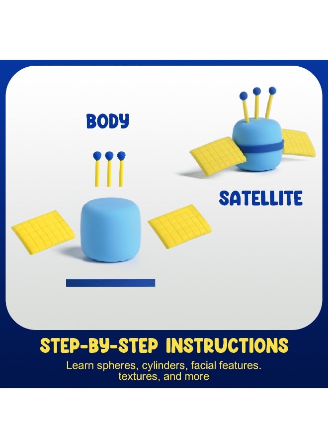PLAYZO Air Dry Clay Kit for Kids – 12 Colours DIY Modelling Clay Set with Tools, Creative Educational Craft Toy Gift for Boys & Girls (Non-Toxic) - Image 3