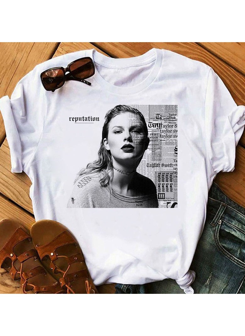 Taylor Swift Taylor Swift The Eras Tour Official Merchandise White Tee 