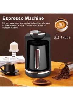 sokany Turkish Coffee Maker, Cafeteras Electricas, Automatic Electric Coffee Maker, Greek Coffee Machine, 1-4 Cups  - Image 3