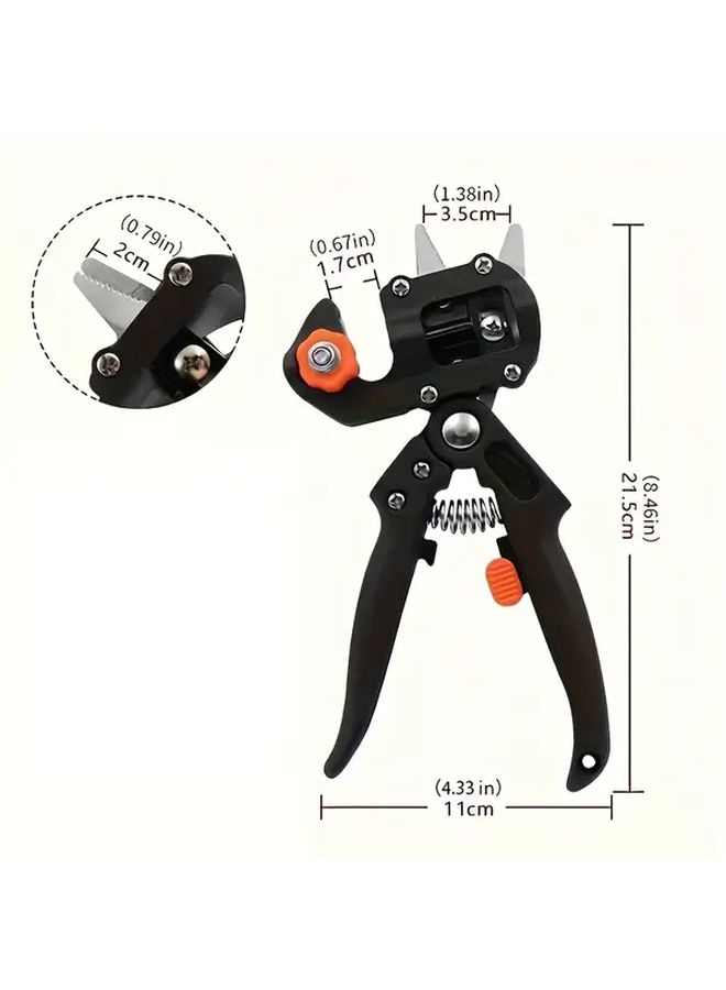 Heavy Duty Garden Shears Super Sharp Ergonomic Pruning Scissors With Safety Lock - Image 3