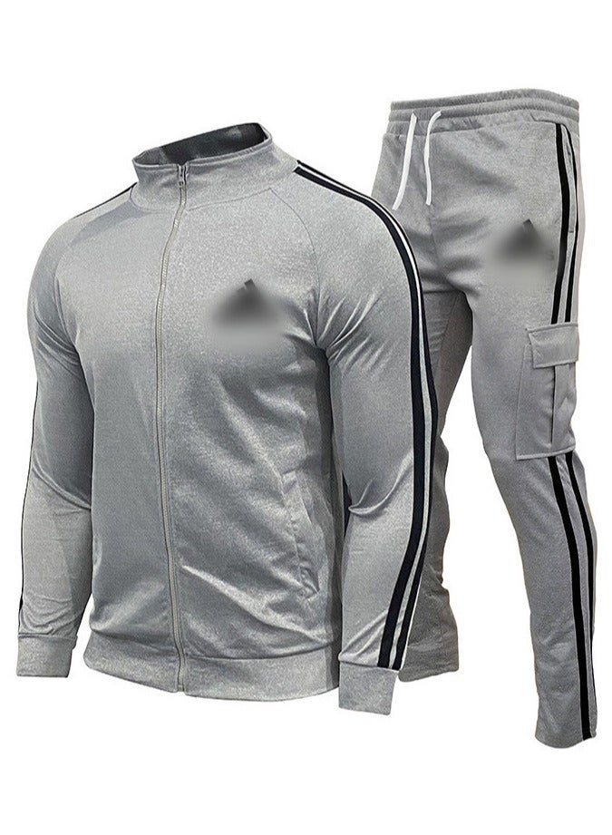 KUYING Men's Loose Sportswear And Sports Pants Two-Piece Set  - Image 1