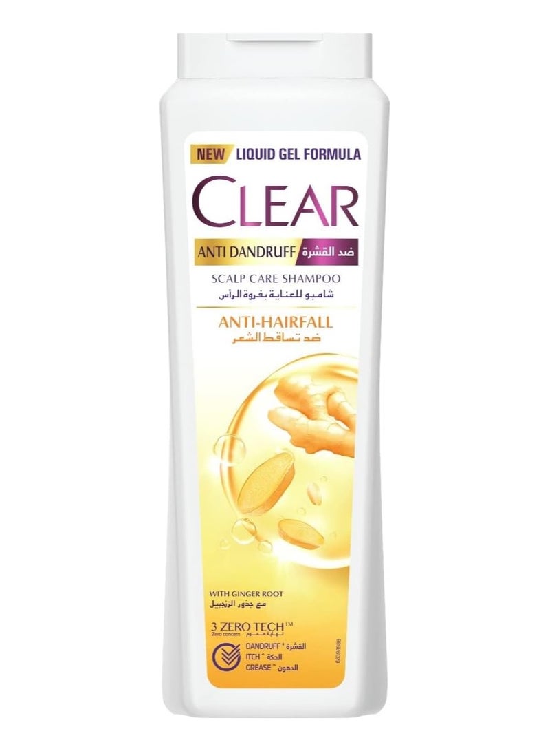 CLEAR ANTI DANDRUFF SCALP CARE SHAMPOO ANTI-HAIRFALL WITH GINGER ROOT 600ml - Image 1