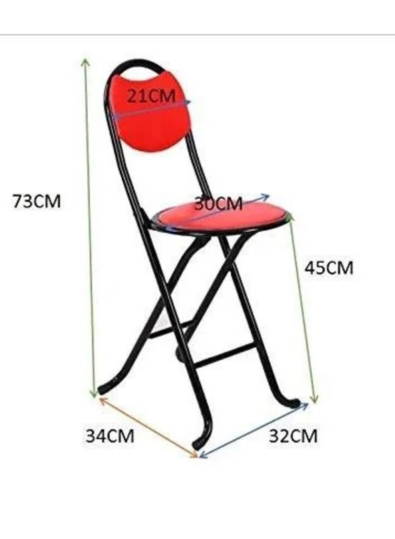 Prayer chair with an elegant foldable design, small size, easy to carry, suitable for mosques and picnics multicolor - Image 4