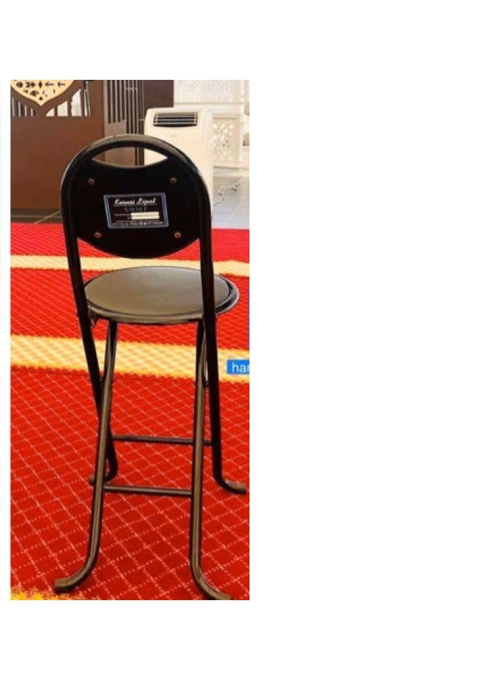 Prayer chair with an elegant foldable design, small size, easy to carry, suitable for mosques and picnics multicolor - Image 2