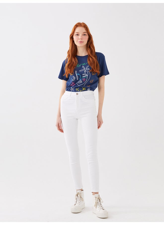 LC WAIKIKI - High Waisted Super Skinny Fit Regular Women's Denim Trousers - Image 1