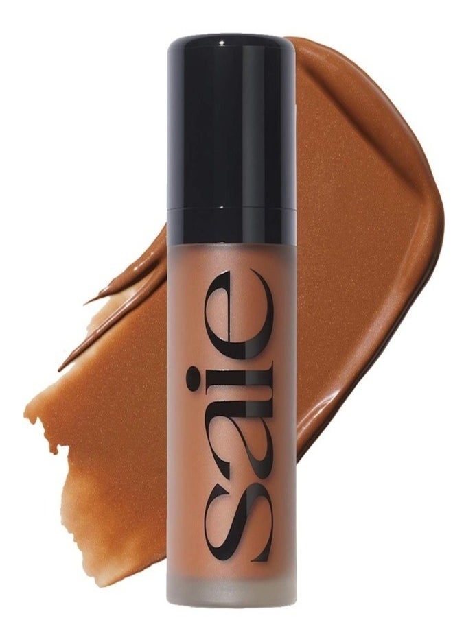 Saie - Dew  Bronze Liquid Bronzing Cream , Swim - light - medium to tan with warm undertones 12ml - Soft-Focus Flawless Glow - Image 1