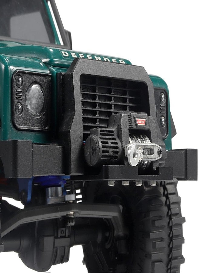 COOWOO Front Bumper Upgrade Part for 1/18 TRX-4M RC Crawler Cars - Aluminum Alloy, Precision CNC Machined, Enhanced Robustness, Improved Protection, and Stability - Image 5