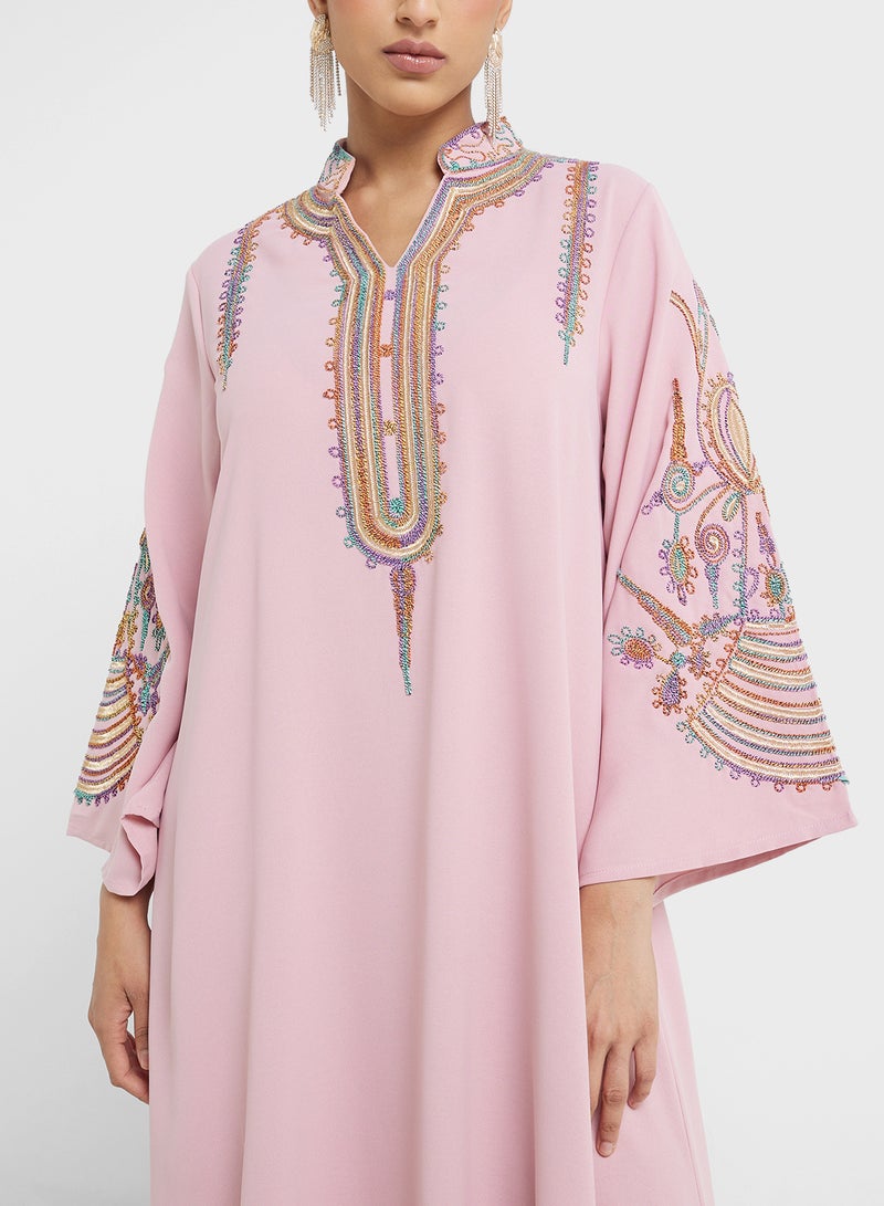 Khizana Embroidered Jalabiya - Image 3