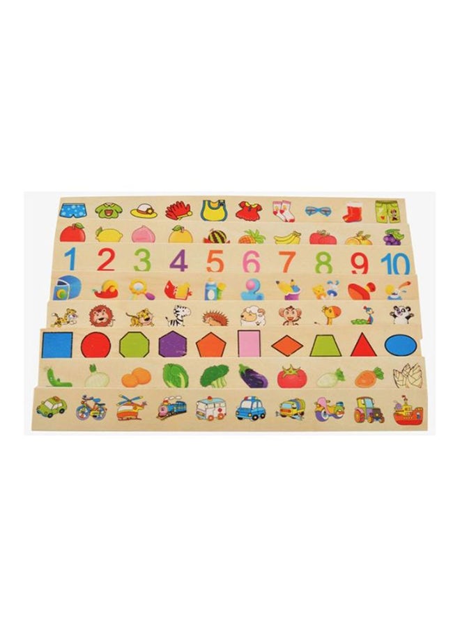 80-Piece Puzzle Brain Teaser Knowledge Educational Classification Box Toy Set For Kids - Image 3