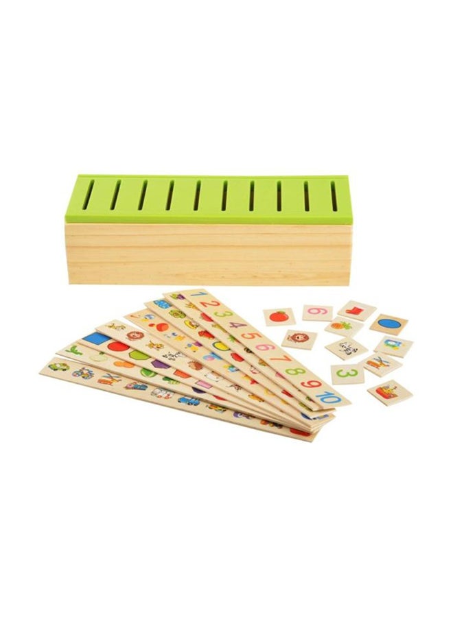 80-Piece Puzzle Brain Teaser Knowledge Educational Classification Box Toy Set For Kids - Image 5