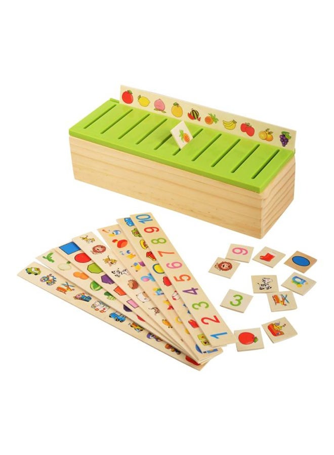 80-Piece Puzzle Brain Teaser Knowledge Educational Classification Box Toy Set For Kids - Image 1