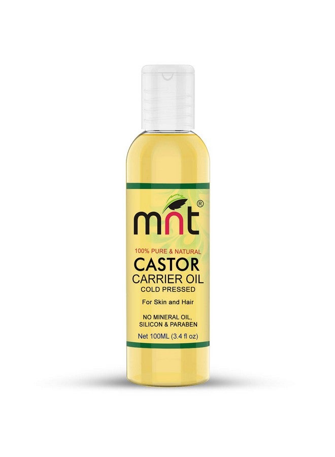 MNT 100% Pure Cold Pressed Castor Carrier Oil (100Ml)
