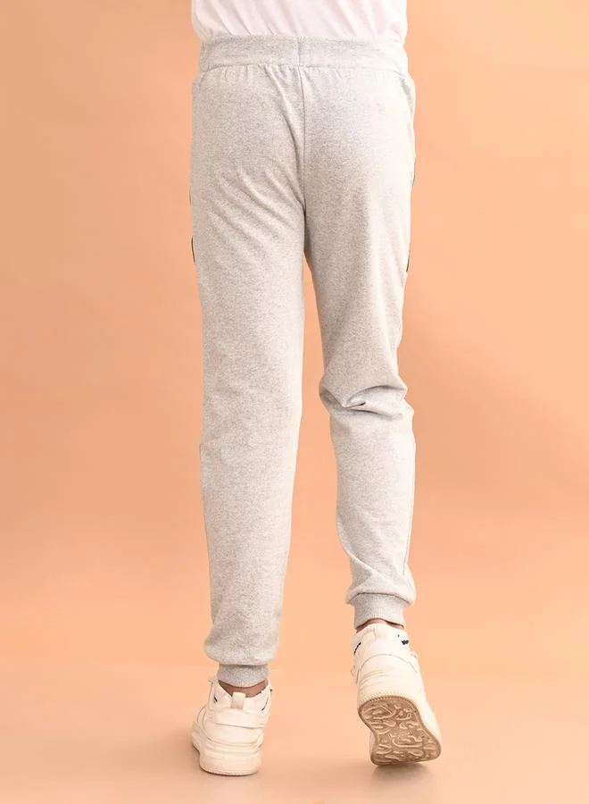 LILPICKS Text Print Ankle Length Joggers by Styli