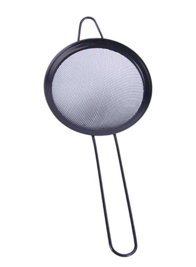 مصفاة مطبخ، مصفاة شبكية دقيقة من الفولاذ المقاوم للصدأ بمقبض للطعام والنودلز والخضروات، 8 سم - Image 2