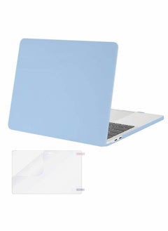 Generic with MacBook Pro 13 inch Case 2020-2016 Release A2338 M1 A2289 A2251 A2159 A1989 A1706 A1708 with/Without Touch Bar Screen & Protector Plastic Hard Shell Case Cover  - Image 1