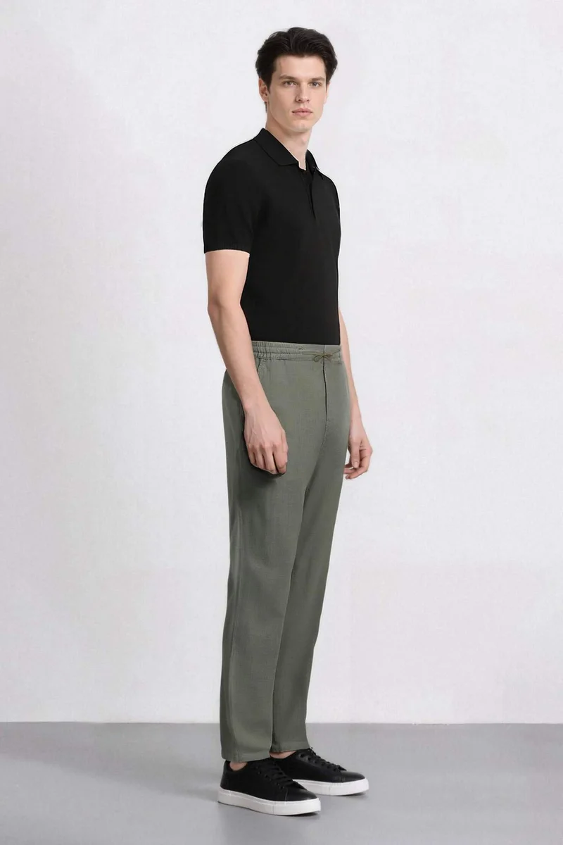 Defacto  Slim Fit Straight Leg Cotton Summer Joggers for Men | Best Price UAE