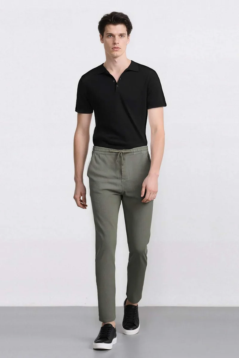 ديفاكتو Slim Fit Straight Leg Cotton Summer Joggers