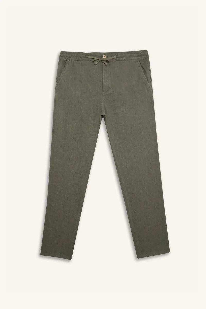 Defacto  Slim Fit Straight Leg Cotton Summer Joggers for Men | Best Price UAE