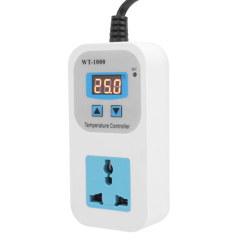 مُتحكم في درجة الحرارة الذكي قابل للتعديل مقبس التحكم التلقائي 10 أمبير WT-1000 - Image 4