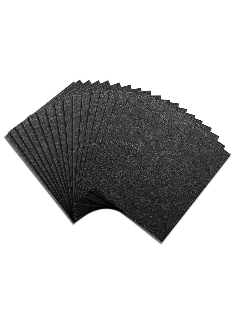 MARKQ [100 Pack] Black Binding Cover [A4] 230 GSM - Durable Protective Sheets for Presentations, Reports, and Documents - Compatible with Comb & Wire Binding Machines  - Image 5