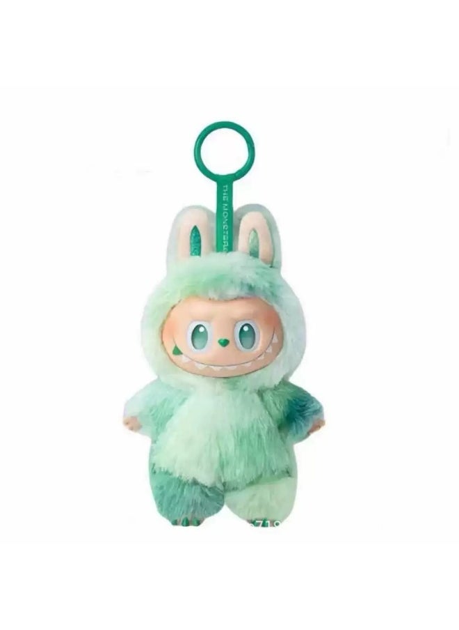 General Labubu front high-energy series Macaron 3rd generation vinyl face plush pendant is the best gift for family and friends  - Image 1