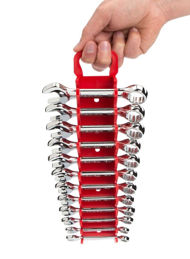 TEKTON 12-Tool Stubby Combination Wrench Holder (Red) | ORG21212 | Made in USA - Image 4