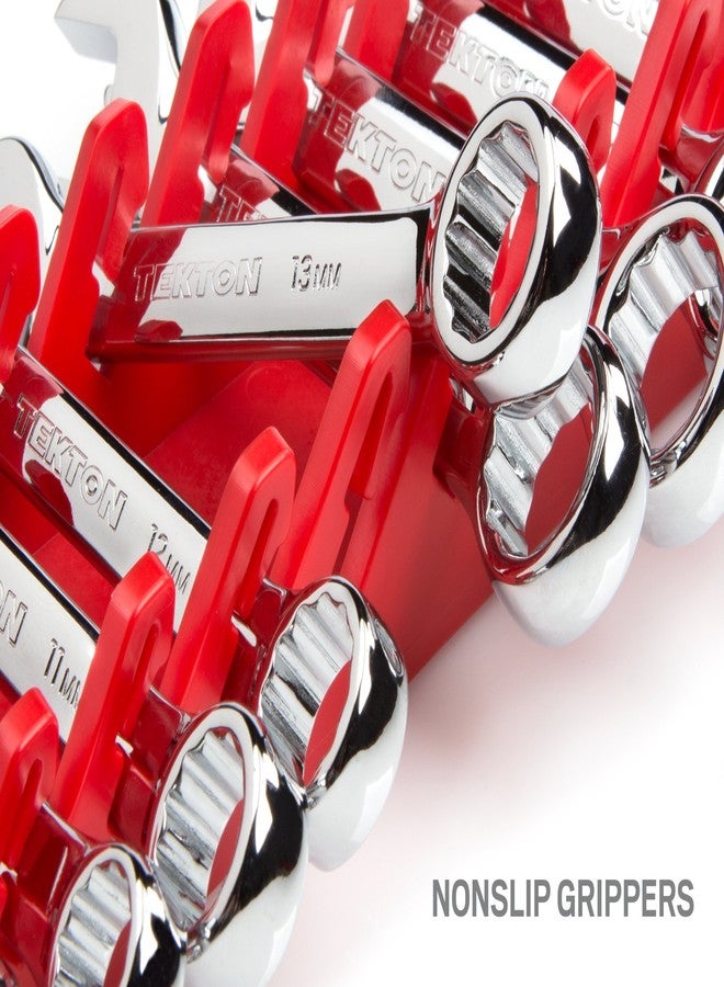 TEKTON 12-Tool Stubby Combination Wrench Holder (Red) | ORG21212 | Made in USA - Image 3