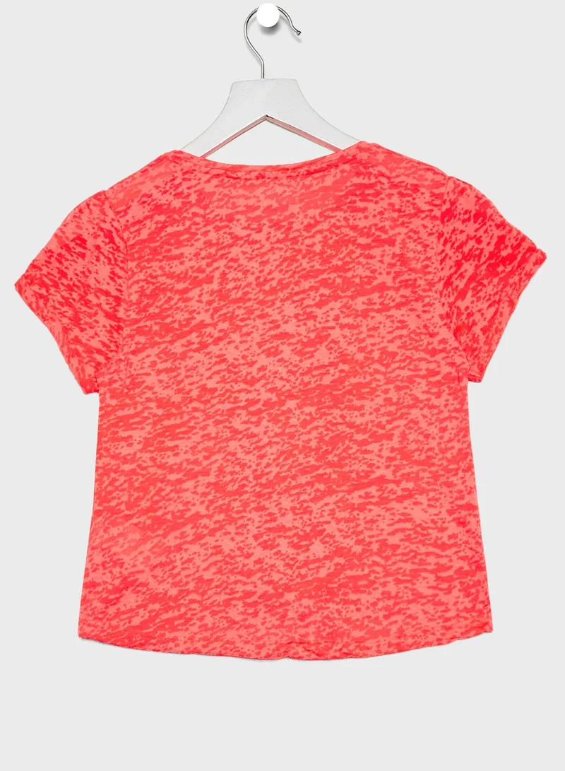 MINOTI Teen Tie Front Top