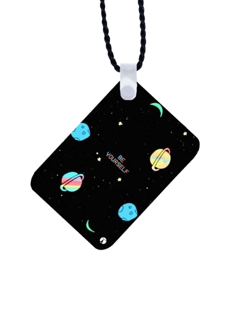 RKN English Phrases Printed Car Mirror Pendant - Image 1