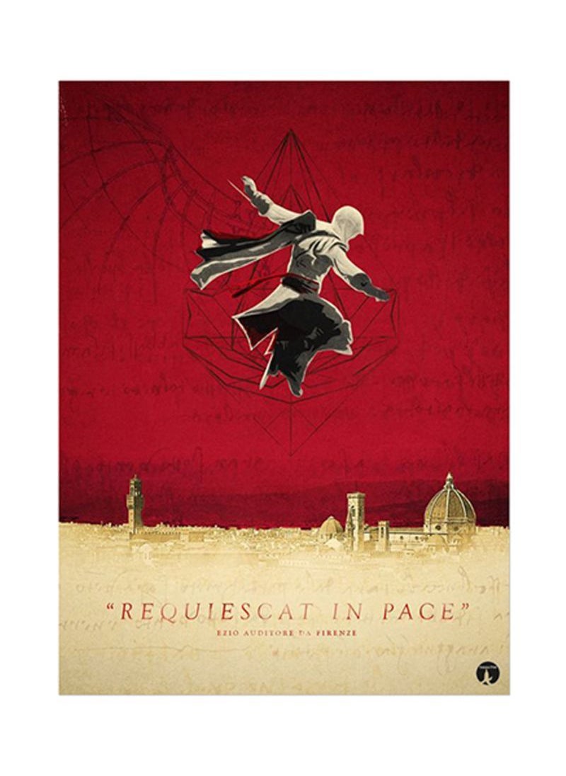 RKN Video Game Assassin's Creed Metal Plate Poster Multicolour 15x20centimeter 