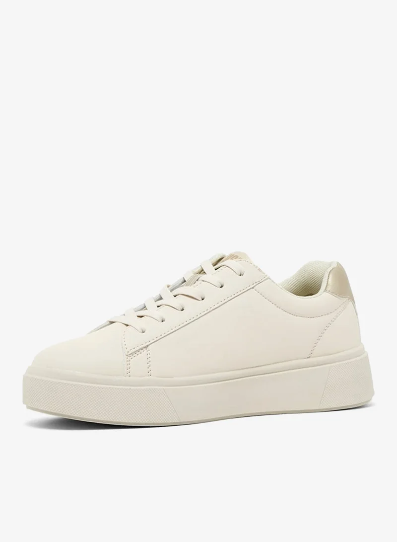 U.S. Polo Assn. BEIGE Women Low Top Comfort Sneakers for Women | Best Price UAE