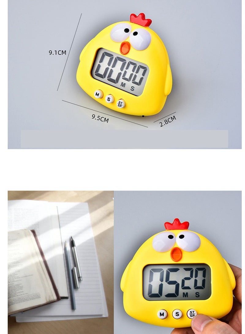 HOMESTAR Electronic Digital Kitchen Cooking Timer Chicken Shape Sleeping Cooking Reminder With Alarm Countdown Device - Image 3