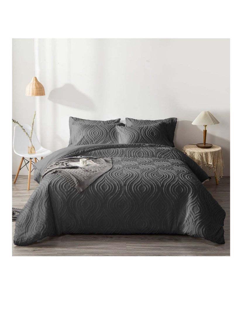 6Pcs Bedding Set Solid Color Luxury Bedding Duvet Cover Set King Size Bed Set King Size Set
