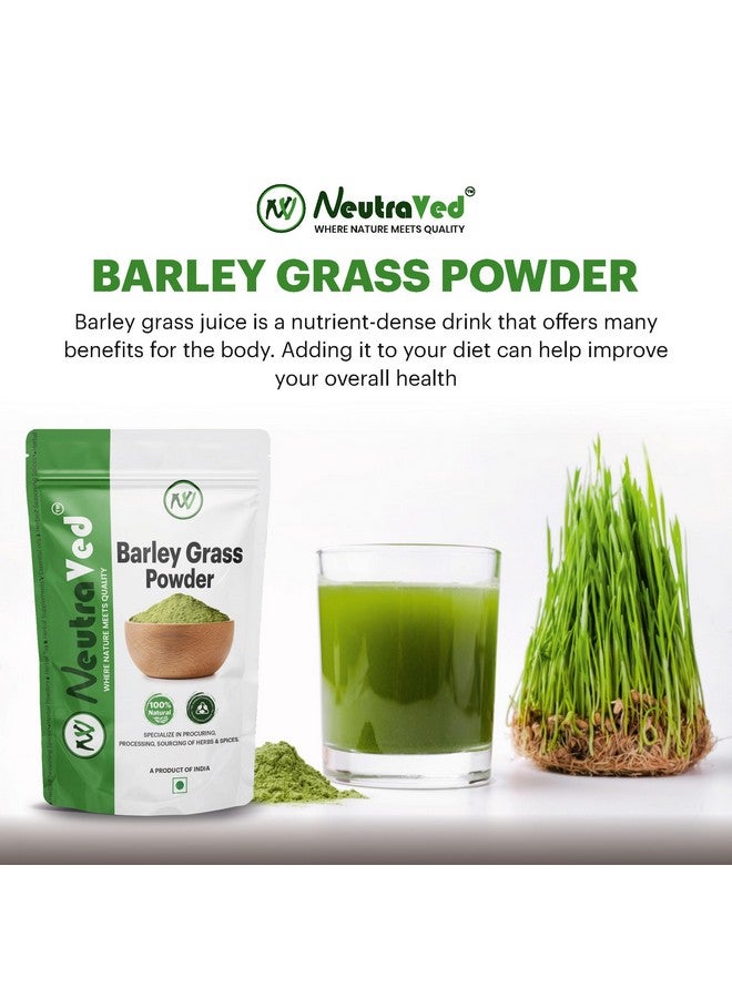 NeutraVed Barley Grass Powder, 200gm | Vegan, Gluten-Free | Rich in Fiber, Fatty Acids & Minerals | Superfood Immunity Support 200g - Image 5